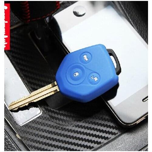 Silicone Remote Key Fob Case Holder Cover FOR Subaru XV Outback Forester etc