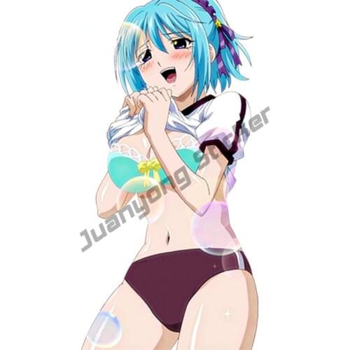 Anime Rosario Vampire Kurono Kurumu Character Car Sticker Styling Bumper Camper Voiture Course Cartoon Decoration Decal KK13x7cm