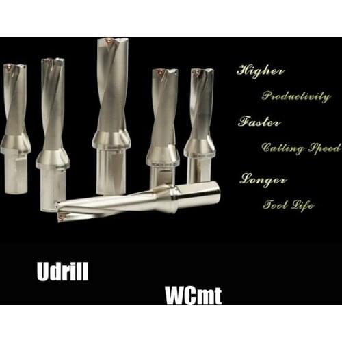 WC series U drill,fast drill,14-30mm 2D depth, Shallow Hole dril,for Each brand WC series blade,Machinery,Lathes,CNC