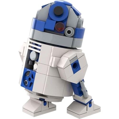 Spot Buildmoc Ntelligent Technology Robot R2-D2 R2-D2 Hot Battle Figures Model Building Blocks Kits Brick Toys Children