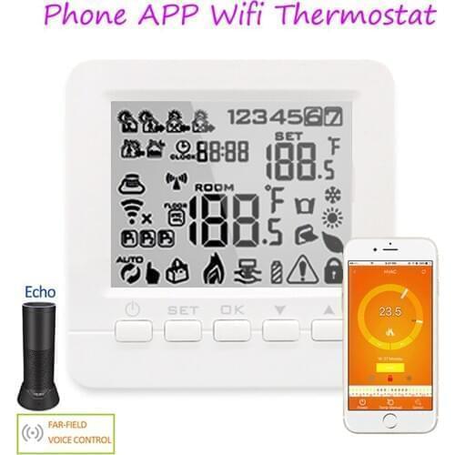 Smart WiFi Thermostat Home Equipment Water Floor Heating Thermostat Voice Control Temperature Controller Winter 100-230V 3A
