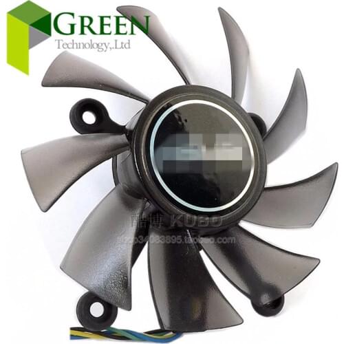 EVERFLOW 43mm*4 Hole Pitch For Asus 450 GTX460 550TI 560 HD4790 6670 6850 7770 7850Graphics Card fan blade 39mm 12V 0.5A 2Pin