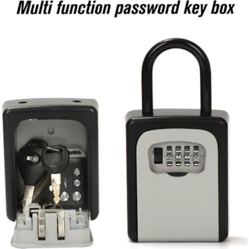 Password key box Outdoor key safe Key storage lock box Wall-mounted password box