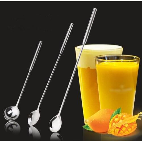 1PC Mixing Spoon Long Cocktail Spoons Easy Bar Stainless Steel Home Helpful Barware Kitchen Tools PN 008