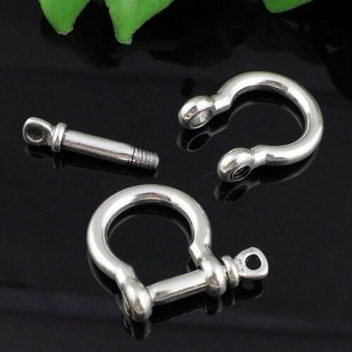 10pcs/lot Antique Silver Fold Over Lobster Clasp For Necklace Bracelet Chain DIY Jewelry Accessory 26x28mm,fit:10mm K04261