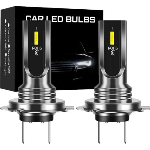 2Pcs H7 H8 H11 Led HB4 9006 HB3 9005 Fog Lights Bulb 1860 2SMD 3000LM 6000K White Car Driving Running Lamp Auto Leds Light 12V