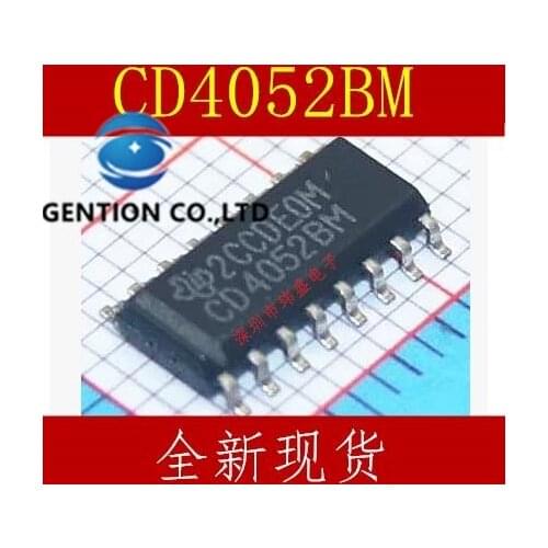 50PCS CD4052 CD4052BM analog multiplexer/multichannel multiplex SOP-16 in stock 100% new and original