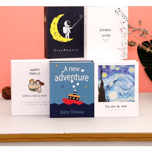 6 inch Photo Album 100 Pockets Picture Storage Scrapbooking Picture Case Cartoon animals Photo Album Frame Family 2021 NEW