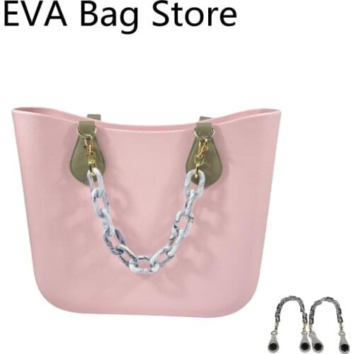 47 cm 1 pair 2 pcs new yellow pink handle for italy obag beach handbag