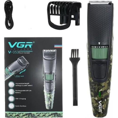 VGR 053 hair trimmer USB rechargeable hair clipper haircut machine beard trimmer household hair trim