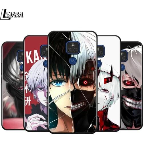 Anime Tokyo Choul for Motorola G9 G8 G E7 E6 One Play Marco Hyper Fusion Stylus Power Edge Plus Black Phone Case