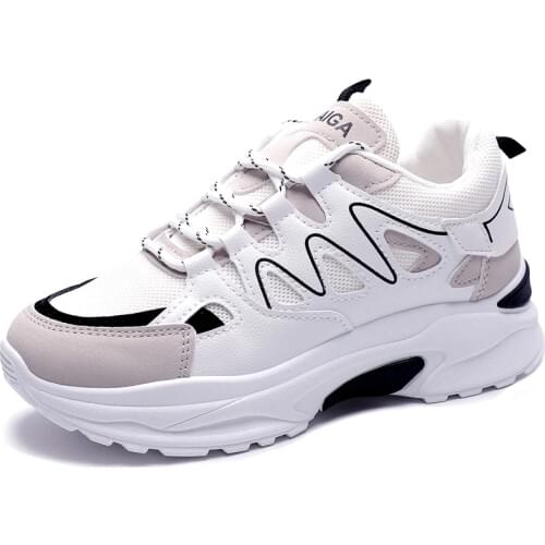 Basket Femme 2020 Platform Women Sport Tennis Shoes Breathable Mesh Cloth Chunky Sneakers Fitness Female Footwear Tenis Feminino