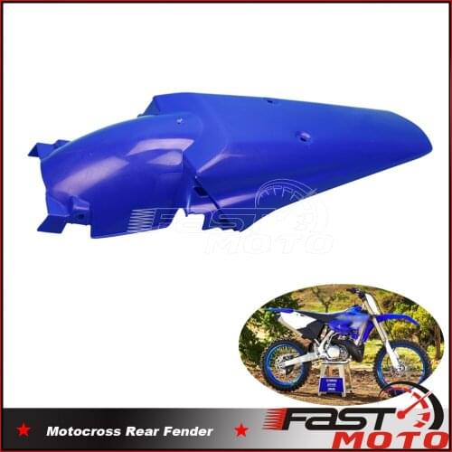 Dirt Bike Motocross Supermoto Enduro Blue Rear Fender Mudguard 7 Colors For Yamaha Suzuki Kawasaki Honda XR 250 R XR 400 R