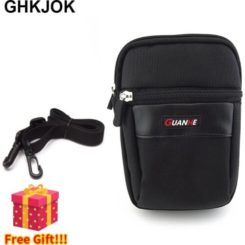 Portable Mobile Power Hard Drive Case bag Data Lines HDD Mens phone Waist Belt Bag HDD USB Flash Drive Hard Disk Drive Box