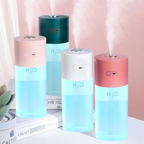 For Office Car Bedroom 1pc High Quality Essential Oil Diffuser Portable Mute Air Humidifier With Colorful breathing Light