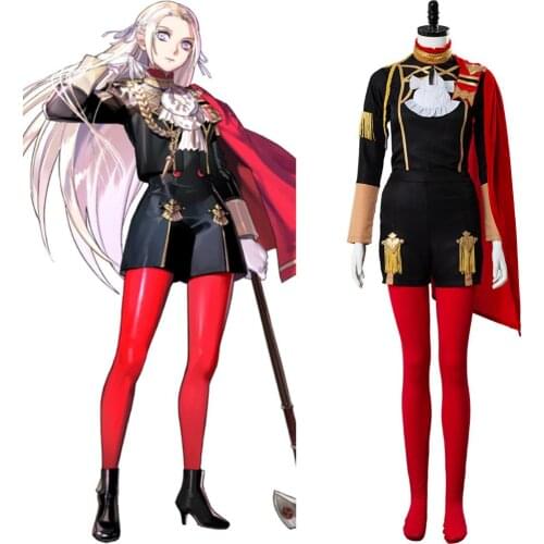 Fire Emblem Cosplay Three Houses Edelgard Von Hresvelgr Cosplay Costume Halloween Carnival Clothing For women Female custom Made