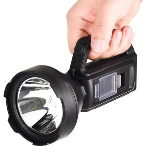 Solar Energy Flashlight Emergency Light Outdoor Lighting Multifunction Energy-saving Lamps Searchlight Sun Charging Travel THB51