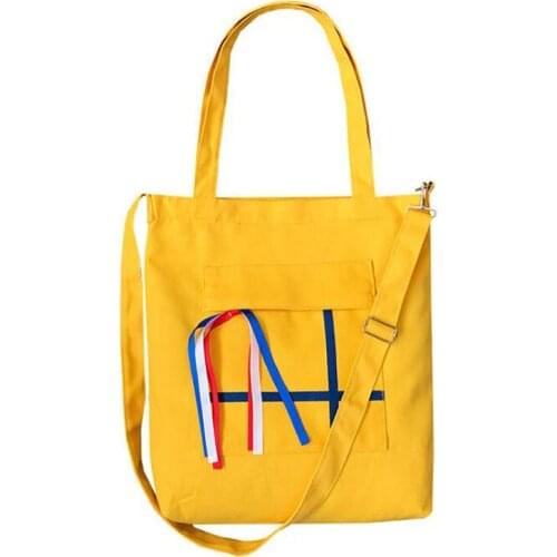 Women Canvas Shoulder Bag Ladies Casual Corduroy Tote Soft Crossbody Bags Books Bag Striped Cloth Female Handbag Shopping Bags