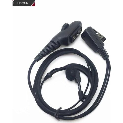 Square PTT two way radios Headphones for HYT PD700 PD700G PD702 PD702G PD780 walkie talkie