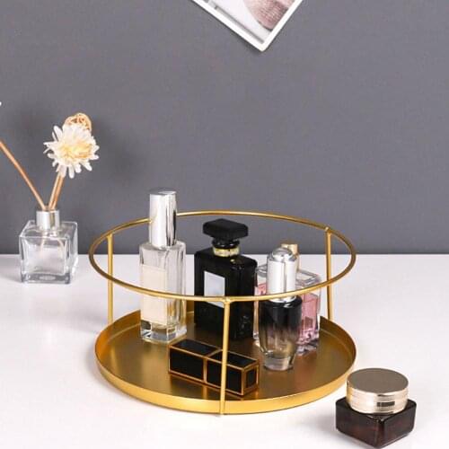 HOT SALES！！！Round Shape Single Layer Food Fruit Snack Jewelry Display Cosmetics Storage Tray