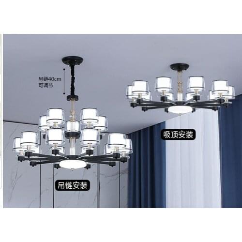 Chandelier living room lamp Nordic lamps and lanterns modern simple