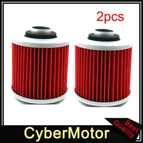 2x Oil Filter For Yamaha SR400 TT600R XT600E YFM600 XVS125 XVS400 XV535 SR500