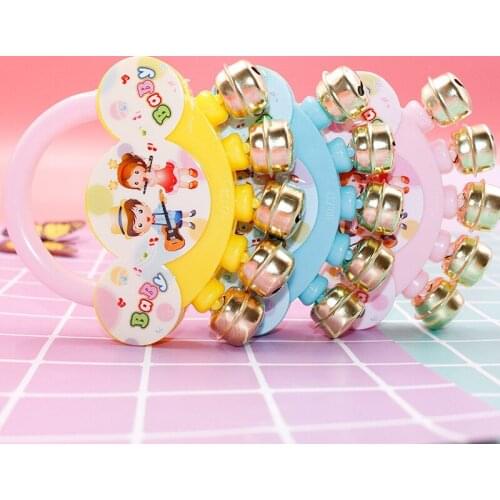 Cartoon Baby Rattle Toy Rattles Bell Metal Bell Ringing Bells Fingers Bells Wholesale