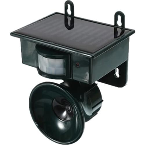 Outdoor Ultrasonic Solar Pest Repeller Animal Pest Repeller PIR Sensor Garden Birds Cat Dog Repellent Keep Birds Away