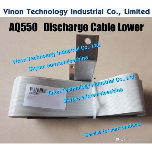 AQ550 Lower edm Discharge Cable 3087038, Ribbon Discharging Cable Lower Head L=1200 W=50PIN for Sodic k AQ550LS edm machine