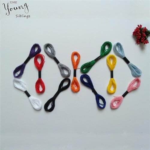 New arrive 100% Cotton Embroidery Thread Sewing Thread Family Expenses 11 kind of colour select 8pcs/1 packet Clothing Accessory