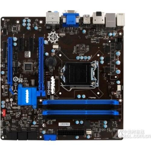 Original motherboard MSI B85M-G43 LGA 1150 DDR3 supports E3 1230 V3 4570 mainboard desktop motherboard free shipping