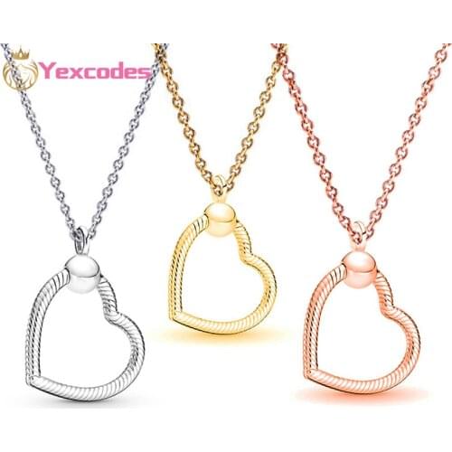 Openable DIY Charm New Necklace Female Simple Hollow Clavicle Chain, Suitable For Men And Women Brand Necklace Jewelry Gifts