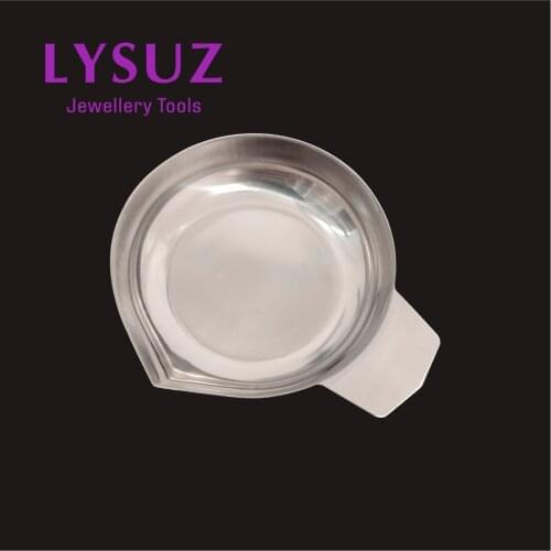 Stainless Steel Gemstone Tray Holding Bowl Diamond Electronic Balance AccessoriesJewelry Necessary Tools Lysuz