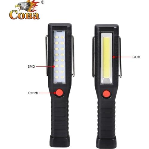 Coba work lamp led work light rechargeable usb portable lighting magnetic waterproof with hook outdoor working lights