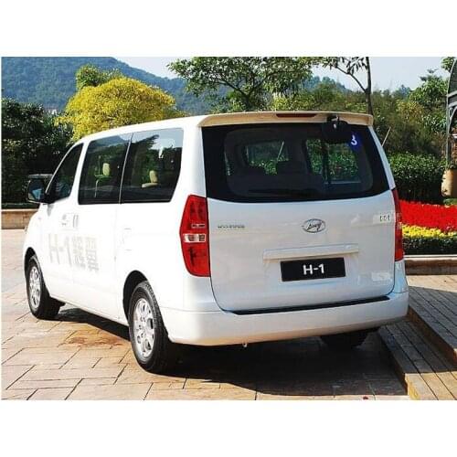 For Hyundai H1 Spoiler 2006-2016 Sport Roof Spoiler ABS Material Car Rear Wing Trunk Rear Spoiler With brake lights 2009 2011