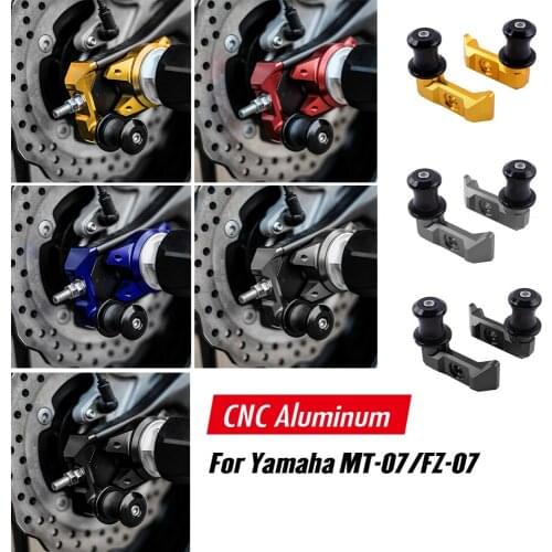 Motorcycle Rear Wheel Fork Axle Slider Swingarm Spools Stand Pick Up For Yamaha MT-07 FZ-07 MT 07 FZ07 MT07 2014-2020 2018 2019