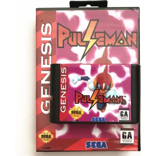 Pulseman 16 bit MD Game Card For Sega Mega Drive For Genesis