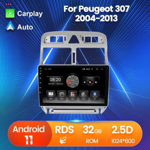 7 inch Android System WIFI BT GPS Navigation For PEUGEOT 308 408 2010-2015 2016 Car Multimedia Radio Video Audio Player Carplay