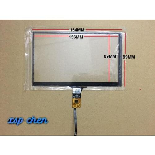 Free delivery New 7 inch Capacitive touch screen YDT-8191-V4 YDT-8191-V0 IC:GT911 164*99 MM 6 pin for car dvd gps