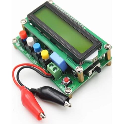 Digital LCD High Precision Inductance Capacitance Meter Meter Capacitor Tester Frequency Square Wave Signal Generator Soldering