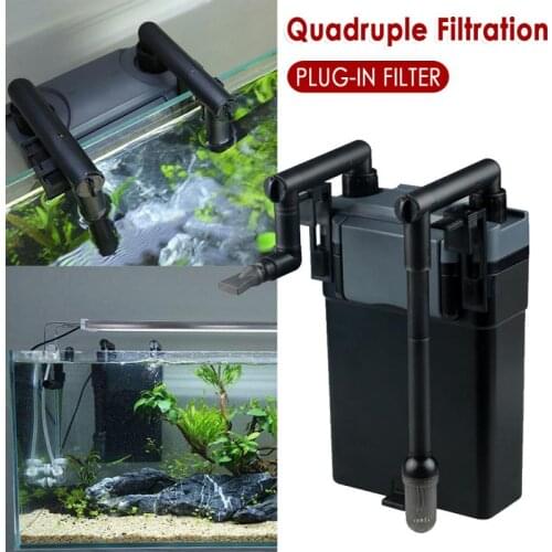 Fficient Filtration System Aquarium External Canister Filter Table Top Wall-mounted Design Fish Tank Wall Mount Filter Drop Ship