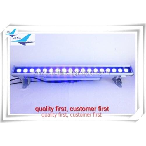 E-8pcs+fly case Point control 18x18w 6in1 rgbaw+uv outdoor wall washer led IP65 waterproof washer wall stage light