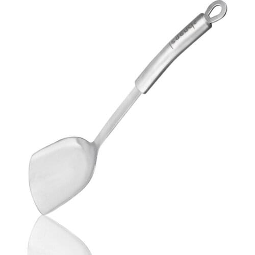 Kitchen Tools Cooking Utensil Durable Portable Stainless Steel Turner Cookware Chinese Spatula