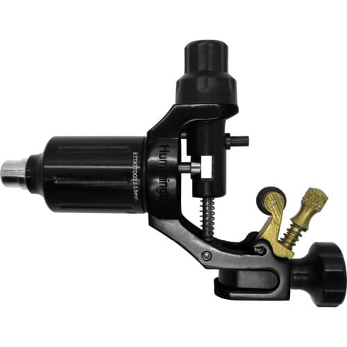 Hot item Original Hummingbird Black Gen 1 Rotary Tattoo Machine Swiss Motor Free RCA Cord Free Shipping