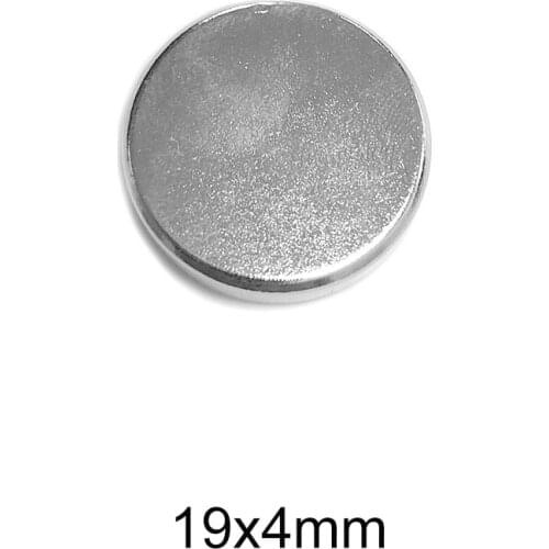 5~50pcs 19x4 mm Powerful Round Magnets 19mmx4mm Bulk Sheet Neodymium Magnet 19x4mm Permanent Strong Disc Magnet 19*4 mm N35
