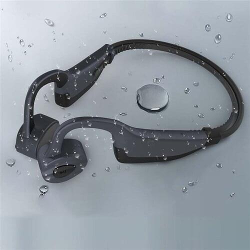 MP3 Player 16G Bluetooth 5.0 Headset Skinny Bone Conductive Headset Waterproof Fitness Diving Sport Swimming Healthy Earphones