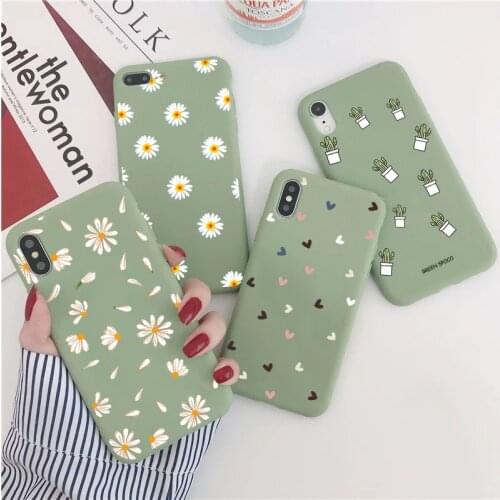 Soft TPU Case For iPhone 12 Pro mini XR XS Max X 10 7 8 6 6S Plus SE 2020 Cover For iPhone 11 Pro Max Case Love Petals Fundas