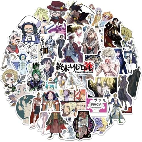 10/30/50pcs/pack Record of Ragnarok Japanese anime Cartoon Stickers For Skateboard Computer Notebook Car Decal Childrens Toys