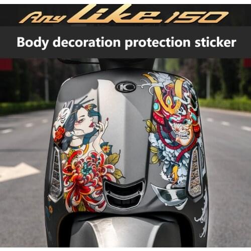 Motorcycle Stickers Decals Protective Prints Body Waterproof Decoration Modification for Kymco Any Like q 150