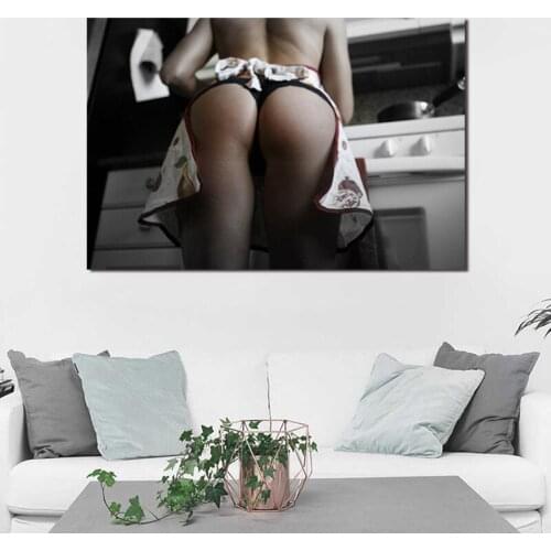 Sexy Model Wall Art Canvas Posters Prints Painting Wall Pictures For Modern Kitchen Living Room Home Decor Accessories Framework